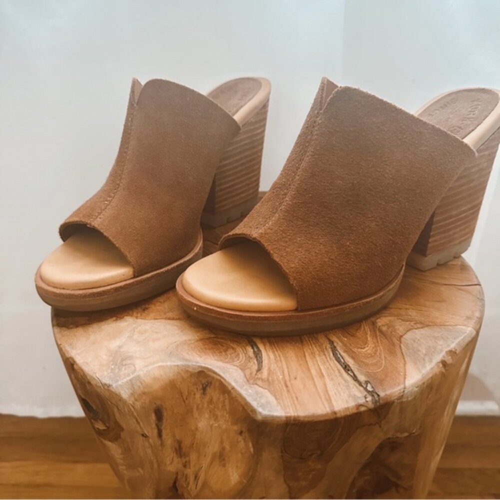 NW/OT kork-ease classic suede heeled mule